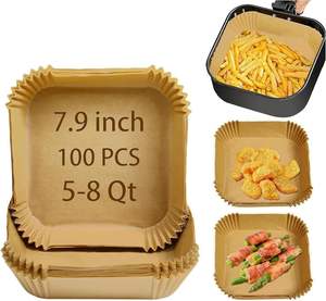 Papel de Hornear Reutilizable Resistente al Calor para Freidora de Aire, Papel de Grado Alimenticio - Product Image 1