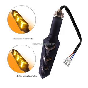 STAR WING 12LED Lumières en arête de poisson bicolores pour vélos Yamaha - Product Image 3