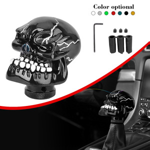 Skull Gear <b>Shift</b> <b>Knob</b> Resin Universal Car Manual Transmission Shifter Head With Installation Kit - Product Image 4