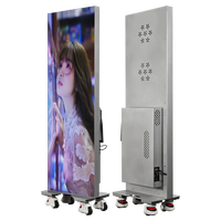 Écran d'affichage numérique LED pliable pour intérieur et extérieur, affichage publicitaire LED