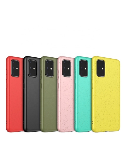 Environmentally Friendly TPU Wheat Straw Waterproof Shockproof Anti-skid Anti-fall Fashion Phone Case for S22 S23 S24