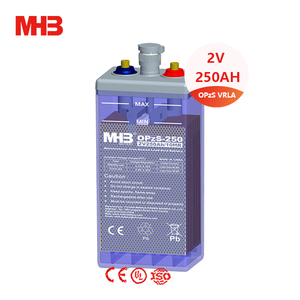 Mhb OPzS-250 태양열 충전식 VRLA AGM 납산 딥 사이클 Opzs 2V 250ah 에너지 저장 관형 배터리 통신 시스템 - Product Image 1