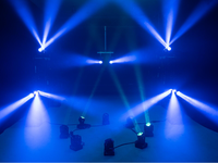 STSLITE - Fábrica de Luces Móviles LED RGBW al por Mayor, Control DMX512/Activación por Sonido, Clasificación IP33, para Bodas, Conciertos, Eventos en Vivo