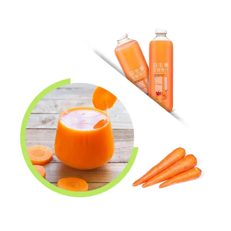 Концентрированный сок для моркови, фруктовый Овощной концентрированный сок Lactobacillus Fermented для моркови