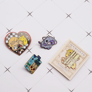 China Direct Metal Crafts Custom Design Gold Nickel Black Nickel Rose Gold Plating Metal Pin Hard Enamel Pins