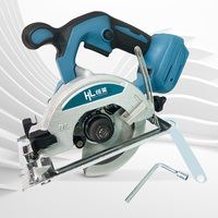 HENGLAI Woodworking काटने गहराई समायोजन 20V 125mm देखा मशीनों बैटरी पावर ताररहित परिपत्र ट्रैक देखा