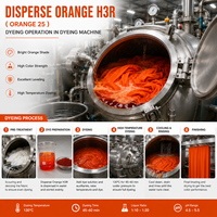 LIE CHEN Colorant dispersé Orange H3R Poudre colorante textile Colorant pour polyester CAS 31482-56-1
