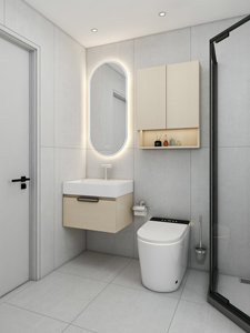 Mueble de Baño con Lavabo de Cerámica, Espejo y Gabinete, a Precio Competitivo - Product Image 5