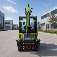 LUYU CE EPA Mini-Baggerlader 4x4 Kompaktmaschine mit Frontlader