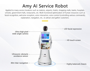 Robot humanoïde IA pour <span class=keywords><strong>la</strong></span> publicité au bureau, <span class=keywords><strong>la</strong></span> réception, <span class=keywords><strong>la</strong></span> communication commerciale, <span class=keywords><strong>la</strong></span> présentation, l'interaction, le guidage - Product Image 3