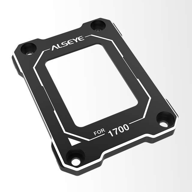 ALSEYE Anti-Bending Buckle Black CPU Contact Frame for LGA 1700 Retrofit Kit