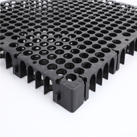 Cellule de drainage HDPE Cellule de drainage d'étanchéité HDPE pour sous-sol en plastique de garage souterrain