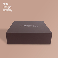Boîte cadeau luxueuse avec logo personnalisé, boîte cadeau magnétique, boîte d'emballage pour vêtements
