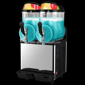 Mini Frozen Granita Drink Slush <b>Maker</b> Machine 2 3 tank Bowls Slush Ice Making Machine Snack Machine <b>Yogurt</b> Soft Cream Digital - Product Image 3