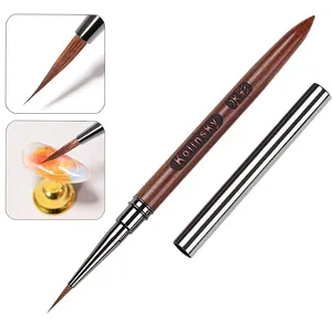 Kolinsky Nail Art Painting <b>Brush</b> Gradient Nail Liner <b>Brushes</b> Acrylic Lines Striping Drawing Watercolor Painting Manicure Tool - Product Image 1