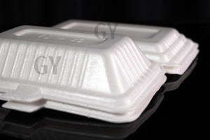 Contenedor de espuma desechable para comida, cajas de espuma desechables, contenedor de espuma para llevar, embalaje de entrega de alimentos, embalaje para restaurante - Product Image 2