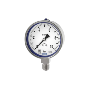 Manomètre à tube Bourdon 232.36, 233.36 en acier inoxydable, sécurité haute charge en surcharge jusqu'à 4 fois la valeur de la graduation complète - Product Image 3