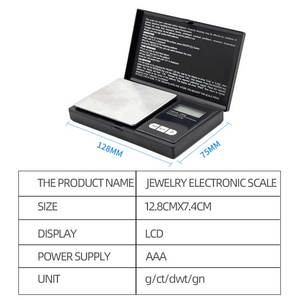 स्टेनलेस स्टील डिजिटल पॉकेट स्केल 200 जी/500 जी <span class=keywords><strong>0.01g</strong></span> सटीकता के साथ 1 किलोग्राम अधिकतम वजन बैटरी संचालित - Product Image 3