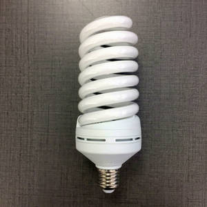 Lámpara CFL de Tubo de 50W y 12mm, Ahorro de Energía, E27, Espiral Completa, Blanca, 6000K, 60lm/W, AC 220V, CRI 80, Garantía de 2 Años - Product Image 1