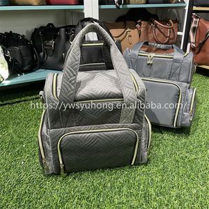 Sac de rangement portable double couche grande capacité en velours pour maquillage et vernis à ongles, certifié BSCI - Product Image 2