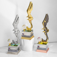Trophée de championnat de golf personnalisé |   Récompenses sportives créatives avec gravure personnalisée