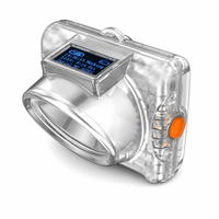 Casque de sécurité anti-explosion et anti-feu haute résistance KL6LMB, lampe frontale numérique intelligente sans fil à LED pour mineur, lampe de casque minier