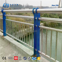 Barandilla de Seguridad para Puentes y Carreteras, Resistente a Impactos, Personalizable, Galvanizada, Tipo Tubo, Q235/Q34