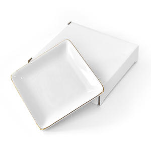 صينية مجوهرات سيراميك صغيرة مخصصة للطباعة بالتسامي بتصميم دائري مقاس 4.5 بوصة، طبق عصري للخواتم والقلائد والأقراط والتحف - Product Image 5