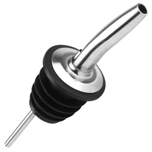 Verseur rond d'huile de vinaigre, <span class=keywords><strong>Pour</strong></span> vin huile à bec verseur <span class=keywords><strong>bouchon</strong></span> et verseur en acier inoxydable 304 <span class=keywords><strong>Pour</strong></span> les bouteilles de cruet - Product Image 2