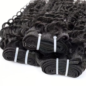 羽毛尖头钩针编织松散波浪状人发束，预分离预打结，原生羽毛钩针编织，100% 深层波浪渐变色 - Product Image 5