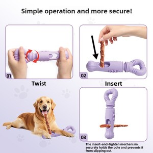 Nuovo Dispenser Girevole per Snack e Giocattoli da Masticare per Cani - Bastoncino Masticabile Anti-Noia - Disponibile Subito - Product Image 4