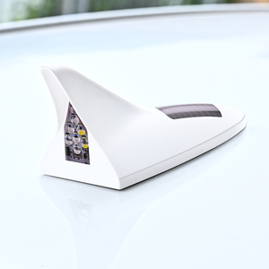 Xe trang trí đèn năng lượng mặt trời vây cá mập ăng ten mái và phía sau cánh sửa đổi Đèn chống rear-End LED nhấp nháy 8 đèn - Product Image 1