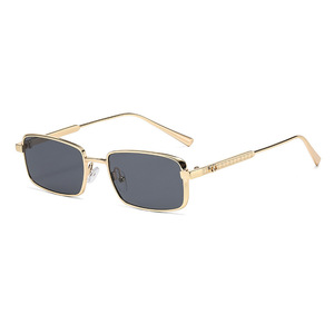 <b>Square</b> <b>Sunglasses</b> Metal <b>Frame</b> UV400 PC Lenses Unisex Outings Cycling Driving Party Style - Product Image 5