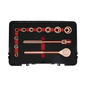 Wedo ATEX <span class=keywords><strong>UKAS</strong></span> GS FM ISO9001 giấy chứng nhận chết giả mạo không phát ra tia lửa không từ tính 1/2 'Dr ổ cắm Set-13pcs - Product Image 2