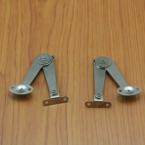 Xin Jieliang - Soporte Plegable de Acero Inoxidable para Puertas de Armario, Conector de Muebles, Accesorio de Ferretería, 4, 5 y 9 Pulgadas - Product Image 2