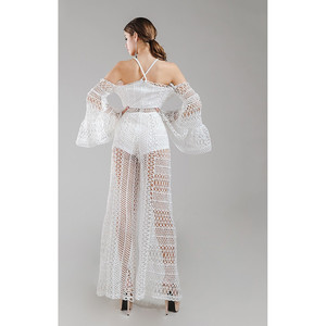 Tuta bianca all'uncinetto - Product Image 2