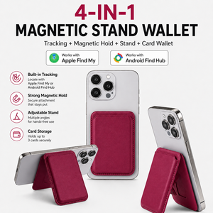 <span class=keywords><strong>Portafoglio</strong></span> Magnetico Smart Tracker con Supporto a Cornice per Apple Find My e Google Find Hub, Compatibile con iPhone Samsung Android - Product Image 5