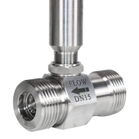 Système de refroidissement liquide, débitmètre à turbine, capteur de débit double extrémité pour centre de données
