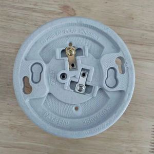 <span class=keywords><strong>E27</strong></span> 4.5นิ้วเพดานซ็อกเก็ตไฟพอร์ซเลนติดผนังที่ยึดหลอดไฟที่ยึดกับขั้ว2 & 4 250โวลต์ - Product Image 1