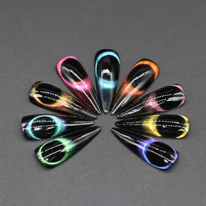 Grausamkeit freies 3D Magnetic Color Shifting Chamäleon pigment Pulver Nagel pigment