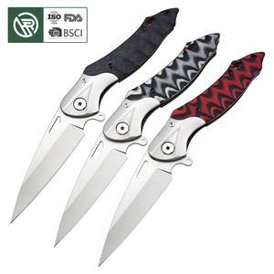سكين بوشن الجديد للتخييم في الهواء الطلق، سكين جيب قابل للطي، سكين للبقاء على قيد الحياة والصيد، مقبض G10، تصميم مخصص - Product Image 1
