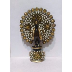 Estatua de Latón Hecha a Mano, Pieza de Arte Decorativa Tradicional para el Hogar, Oficina, Templo, Exhibición de Patrimonio Cultural de la India - Product Image 4