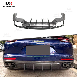 Sợi Carbon KDA Phong Cách Phía Sau Khuếch Tán Phía Sau Bumper Lip Spoiler Cho Porsche 971 Panamera 2017-up Tự Động Trang Trí Nâng Cấp - Product Image 1