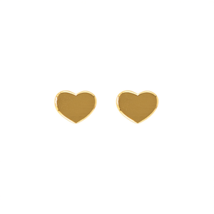 Pendientes de Moda con Forma de Corazón, Acero Inoxidable 316L, Baño de Oro PVD, Joyería Sostenible y Resistente para Mujer - Product Image 2