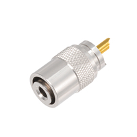 SUPERBAT PL259 Konektor Coax PL-259 UHF Konektor Kabel Solder Pria untuk Kabel LMR400 Antena Radio Ham Antena CB