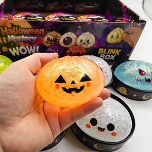 Jouet à presser en plastique souple anti-stress, motif paniers de buns vapeur d'Halloween, 85 cm - Product Image 4