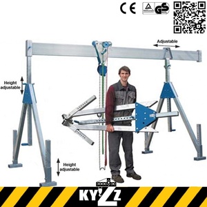 رافعة جسرية من الألومنيوم على سطح السفينة للبيع، رافعة جسرية صغيرة متحركة خفيفة بإطار أحادي العارضة - Product Image 4