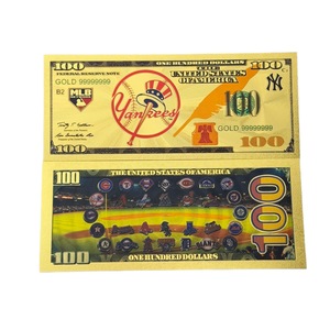 Billet de banque LOGO Baseball Américain 2026 plaqué or 24 carats pour cadeaux - Product Image 4