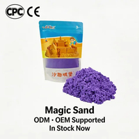 Sable magique réutilisable non séchant, sûr et doux, plusieurs couleurs, certifié CE CPC, idéal pour les loisirs créatifs des enfants, sable sensoriel pour enfants