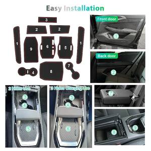 11 pezzi per il 22 °-25 ° modello serie <span class=keywords><strong>Renault</strong></span> <span class=keywords><strong>Austral</strong></span> E-Tech Fit accessori <span class=keywords><strong>interni</strong></span> auto Set tappetino antiscivolo in PVC - Product Image 3